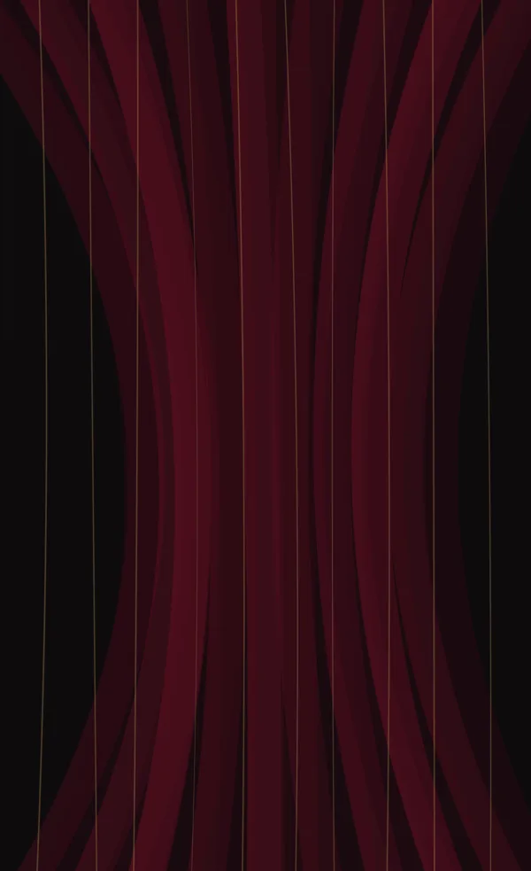 Plate 06, Velvet Folds: vertical crimson drapery